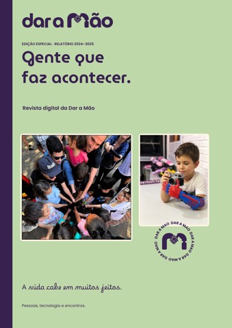Capa da Revista Digital 2024–2025 da Dar a Mão